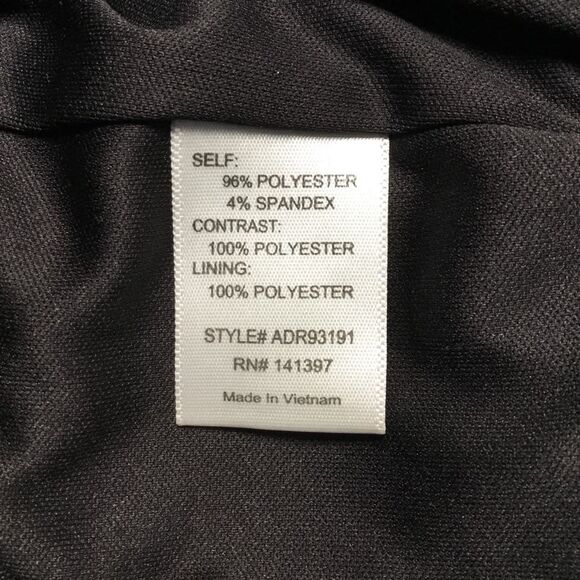 Astr Black All Over Sequin Glam Club Party Concert Deep V Mini Dress S/M - Picture 8 of 8